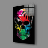 Skull Glass Wall Art