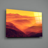 Warm Landscape Glass Wall Art