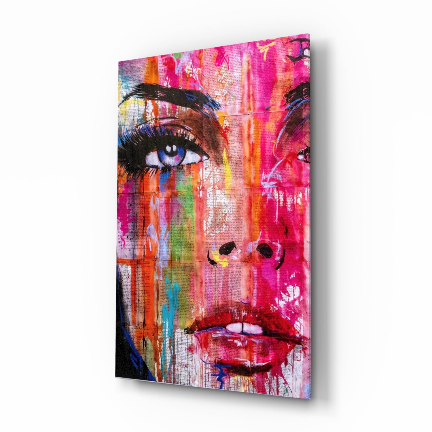 Women's Glass Wall Art