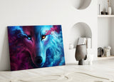 Wolf Glass Wall Art