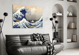 Kanagawa Oki Nami Ura Great Wave Glass Wall Art