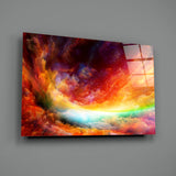 Abstract Glass Wall Art