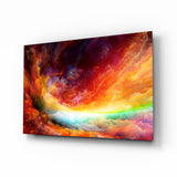 Abstract Glass Wall Art