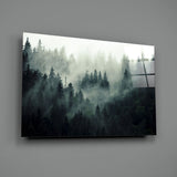 Landscape of Darkness Glass Wall Art