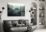 Landscape of Darkness Glass Wall Art