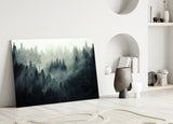 Landscape of Darkness Glass Wall Art