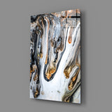 Abstract Glass Wall Art