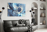 Abstract Glass Wall Art