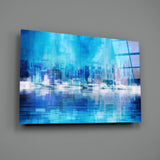 Abstract Glass Wall Art