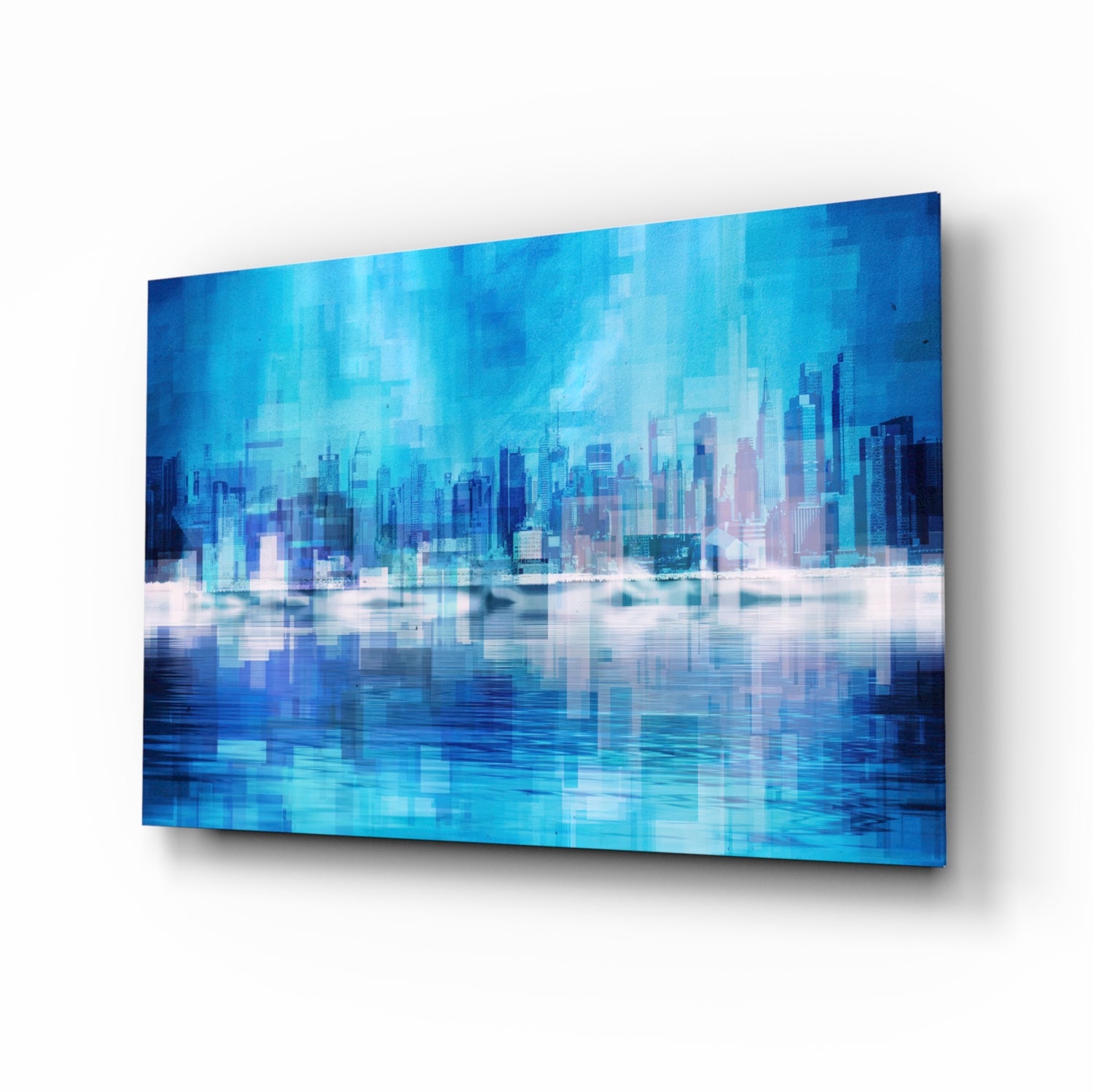 Abstract Glass Wall Art