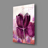 Tulip Glass Wall Art