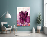 Tulip Glass Wall Art