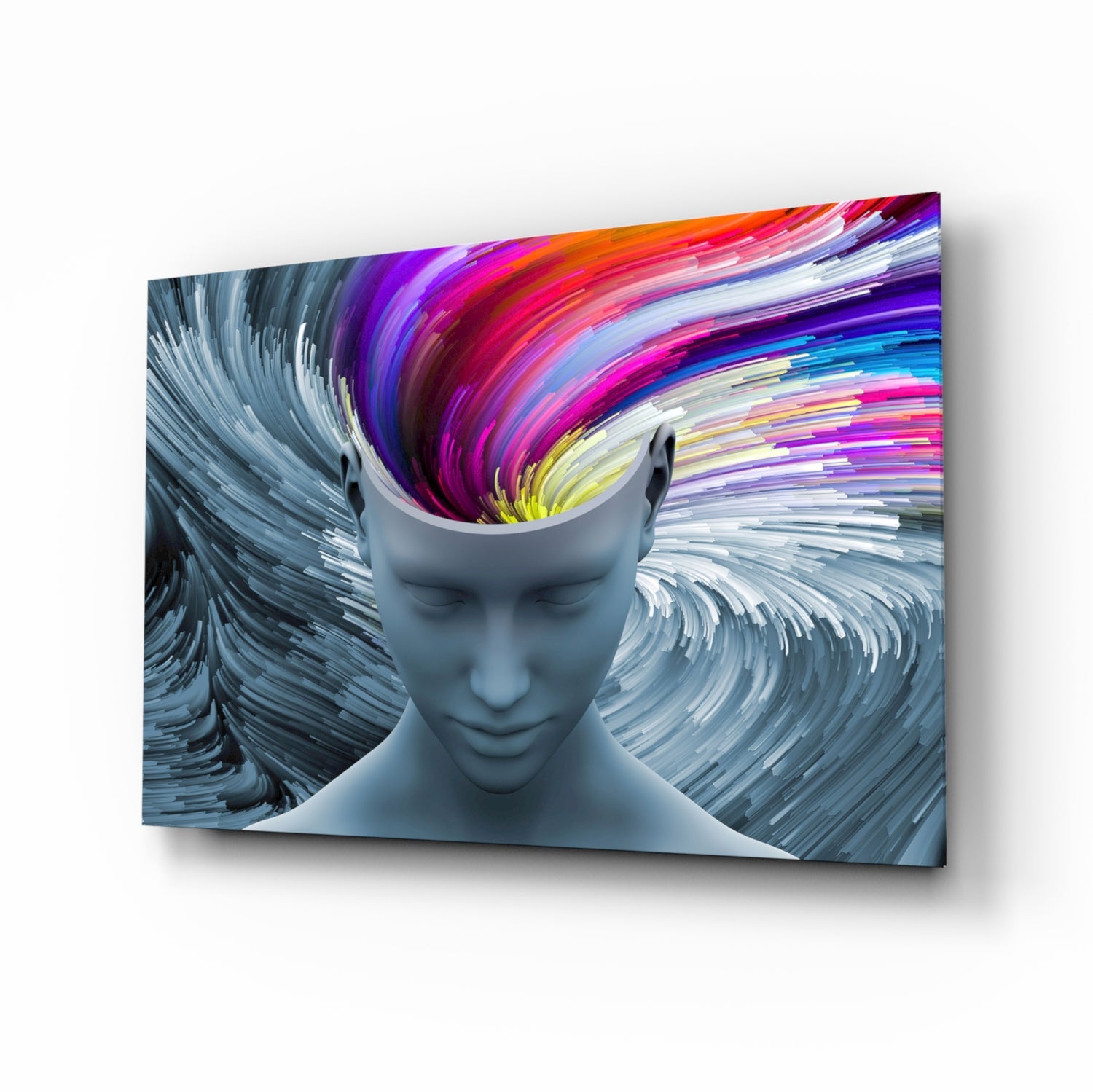 Color of Gray Glass Wall Art