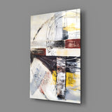 Abstract Glass Wall Art