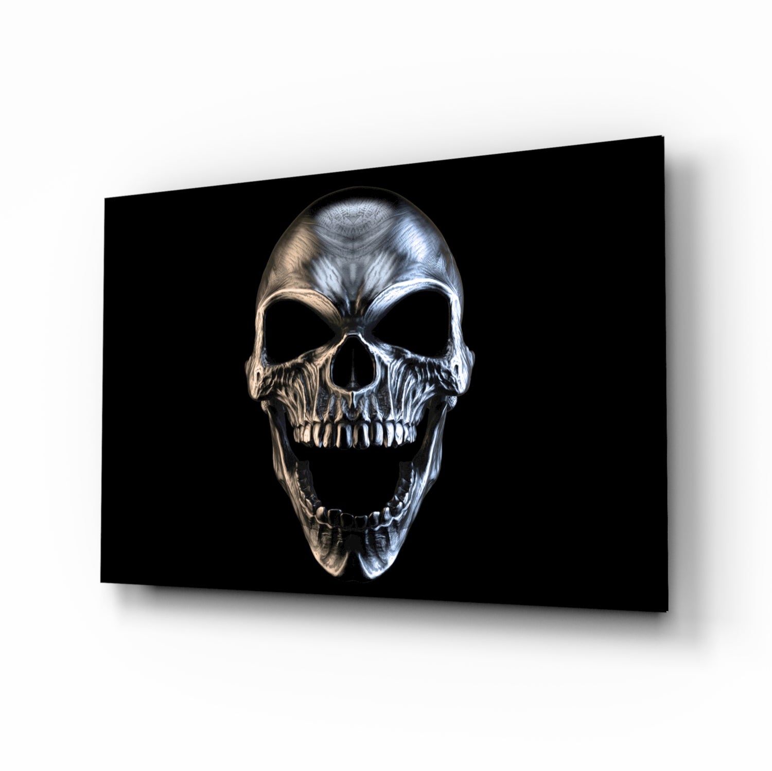 Skull Glass Wall Art