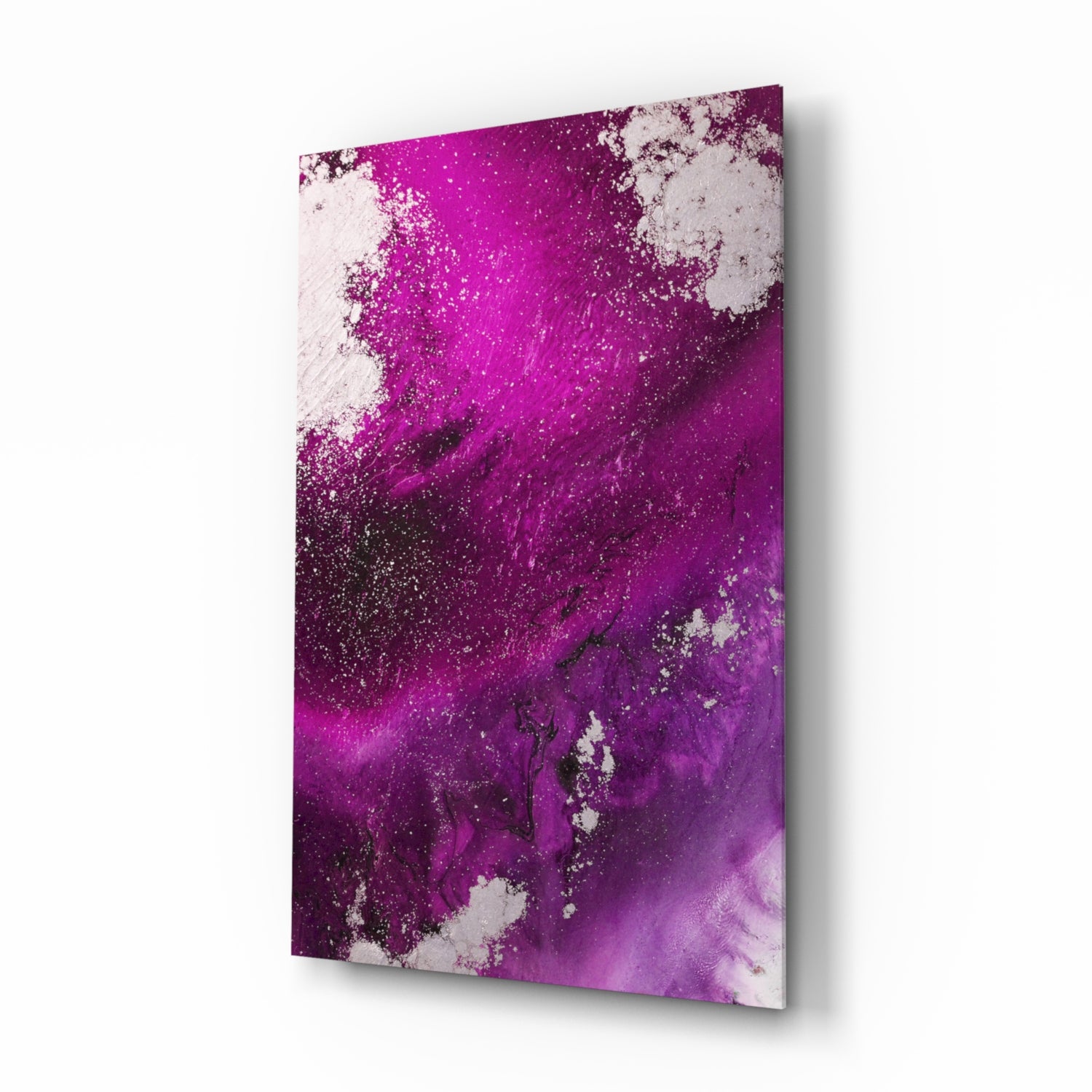 Colors of Abstraction Glass Wall Art