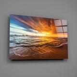 Sunset Glass Wall Art