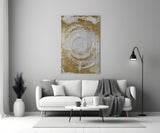 Abstract Loop Glass Wall Art