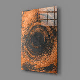 Abstract Loop Glass Wall Art