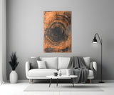 Abstract Loop Glass Wall Art