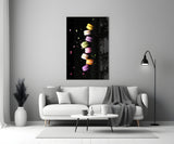 Macarons Glass Wall Art