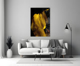 Yellow Story Glass Wall Art