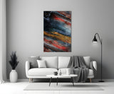 Abstract Glass Wall Art