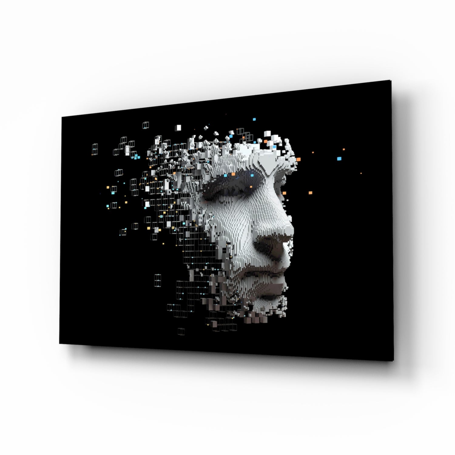 Being Human Glass Wall Art