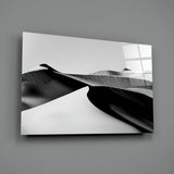 Black Landscape Glass Wall Art