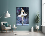 Ballerina Glass Wall Art