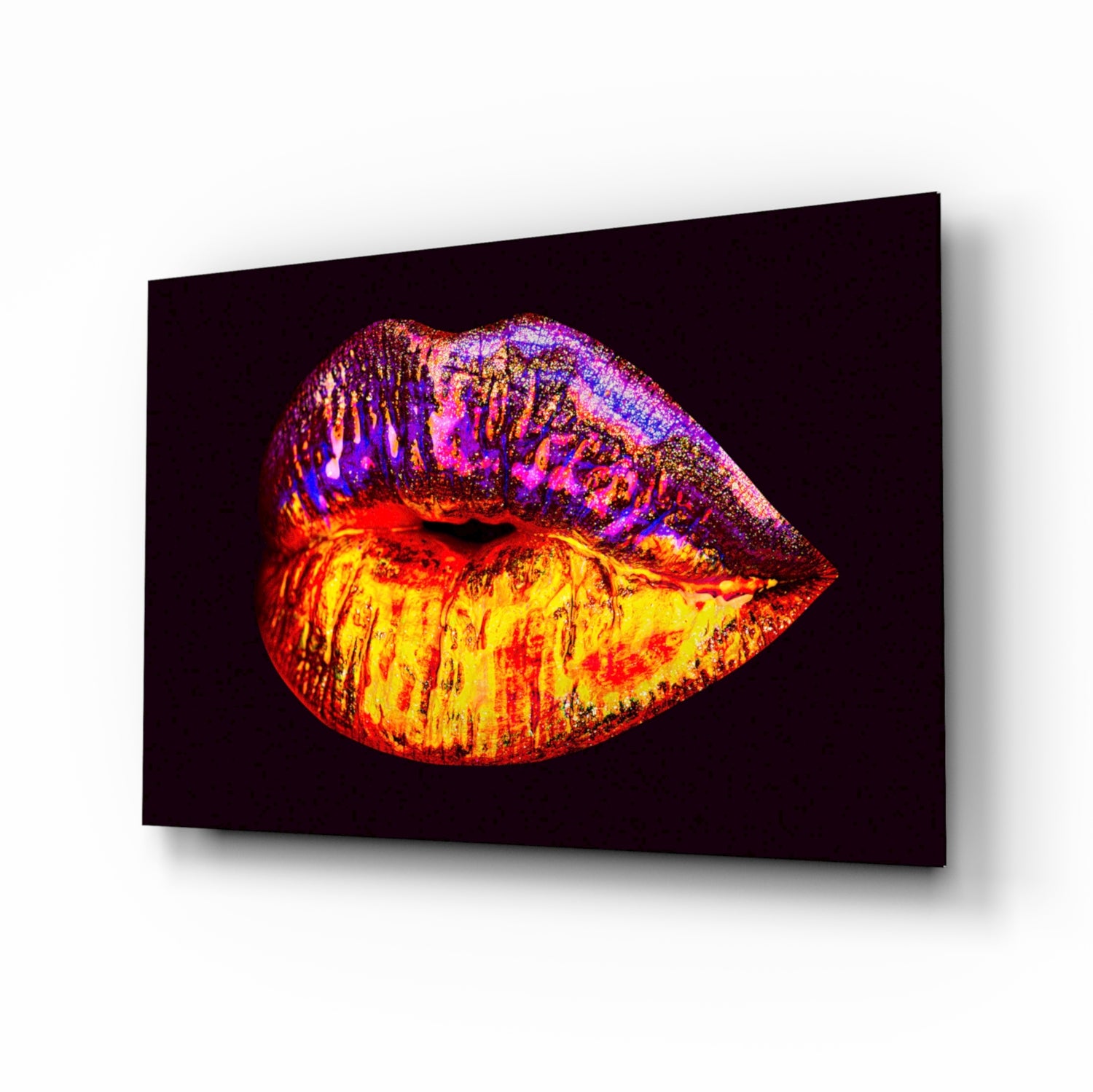 Lip Glass Wall Art