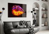 Lip Glass Wall Art