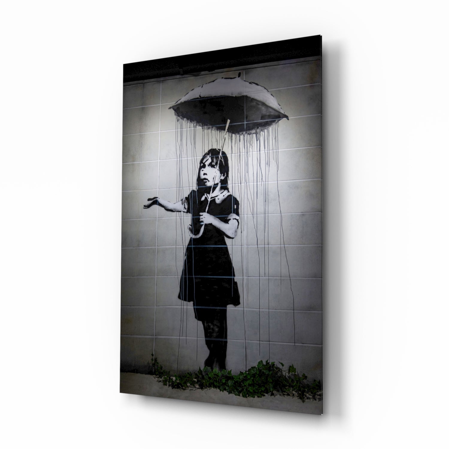 Escape from the Rain Glass Art