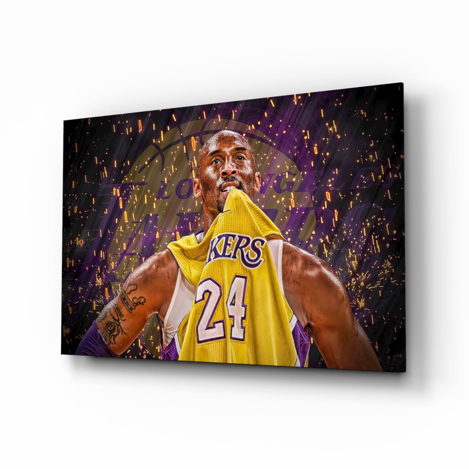 Kobe Bryant Glass Art