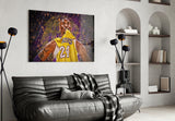 Kobe Bryant Glass Art