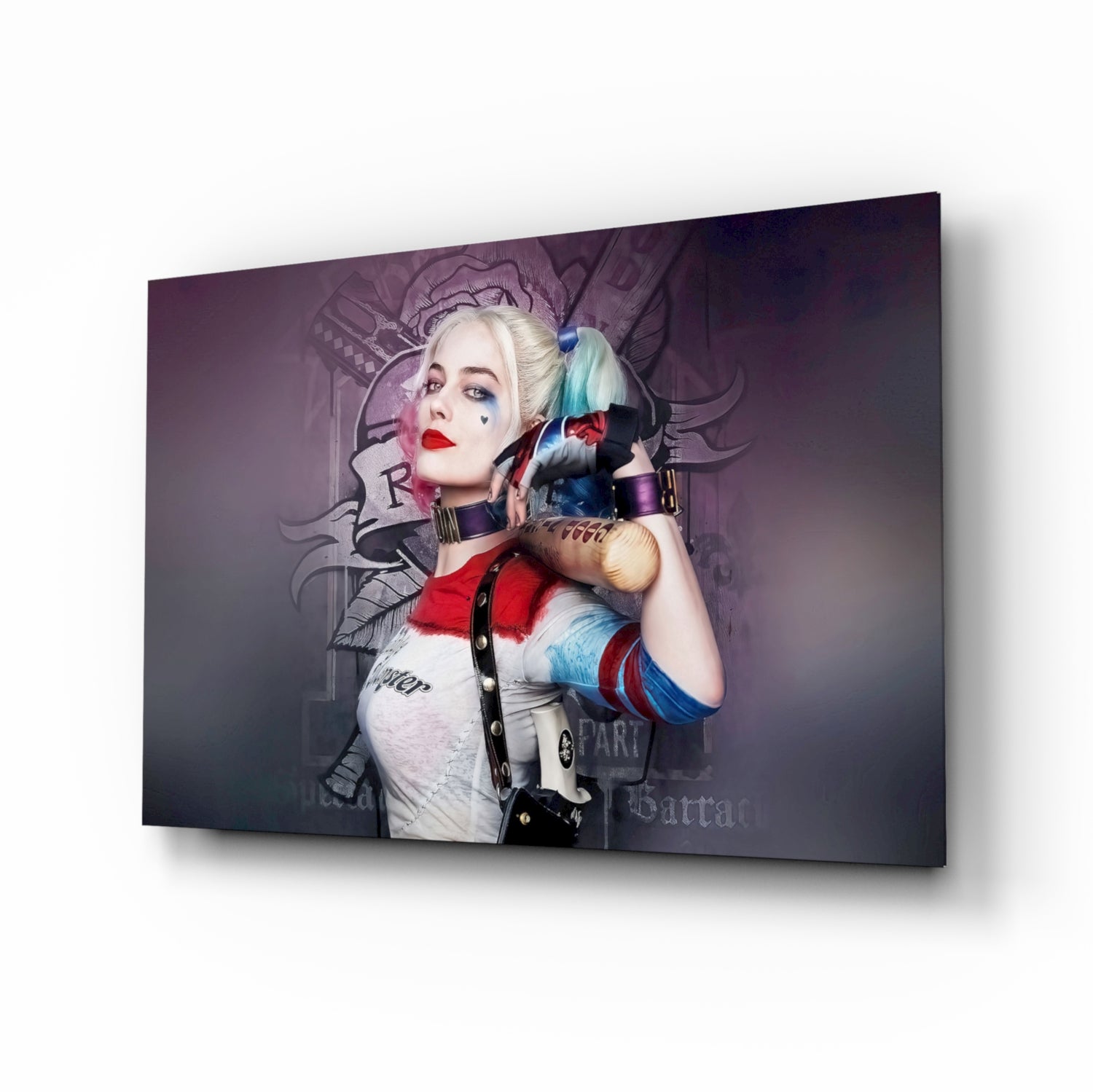 Harley Quinn Glass Art