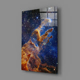 Space Glass Wall Art