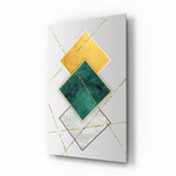 Squares Glass Wall Art