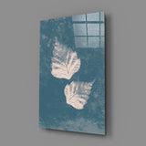 Falling Leaves Glass Wall Art