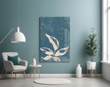 Leaves Glass Wall Art