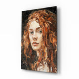 Woman  Glass Wall Art