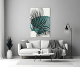 Autumn Green Glass Wall Art