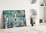 Birds of a Dream Glass Wall Art