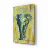 Elephant Glass Wall Art