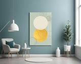 Sun and Moon Glass Wall Art