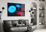 Gramophone Glass Wall Art