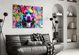 Pitbull Glass Wall Art