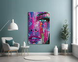 Woman Eye Glass Wall Art