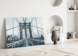 Brooklyn Bridge Glass Wall Art