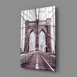 Brooklyn Bridge Glass Wall Art